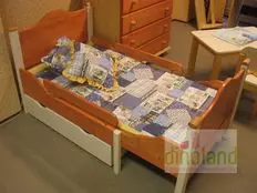 hosszabbítható gyerekágy leesésgátlóval ágyneműtartó